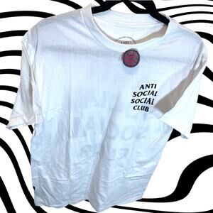 •NWT• Anti Social Social Club White Tee Men's Size Medium